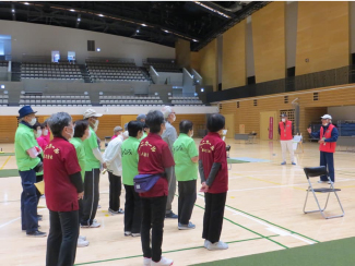２０２１年度『東京みんなのスポーツ塾』で陸上版カーリングの『ユニカール』が開催されました